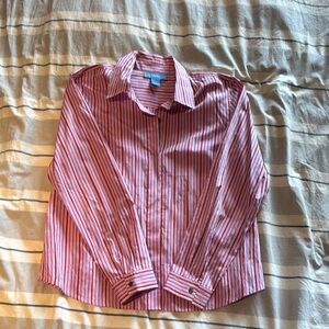 Doncaster Pink Blouse Elegant Long Sleeves